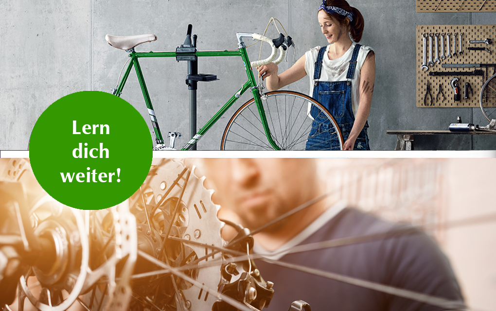 Grafik für -Lern dich weiter: Fahrradtechniker werden
