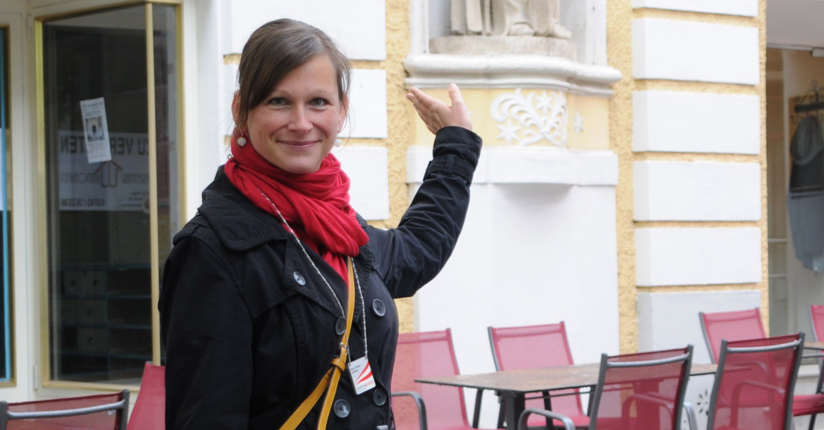 Grafik für -Fremdenführerin und WIFI-Trainerin: Christine Damböck